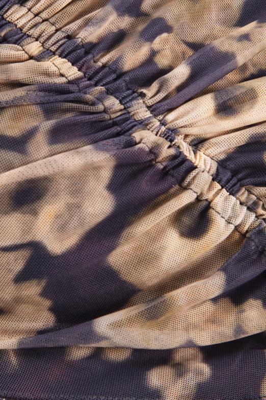 Bayan Siyah Asimetrik Yakalı Crop Top - BSL