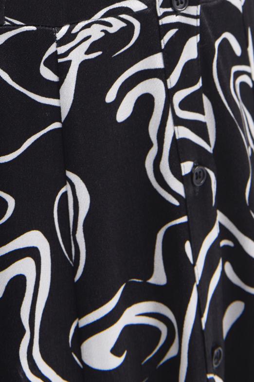 Bayan Siyah Mini Boy Gömlek Elbise - BSL