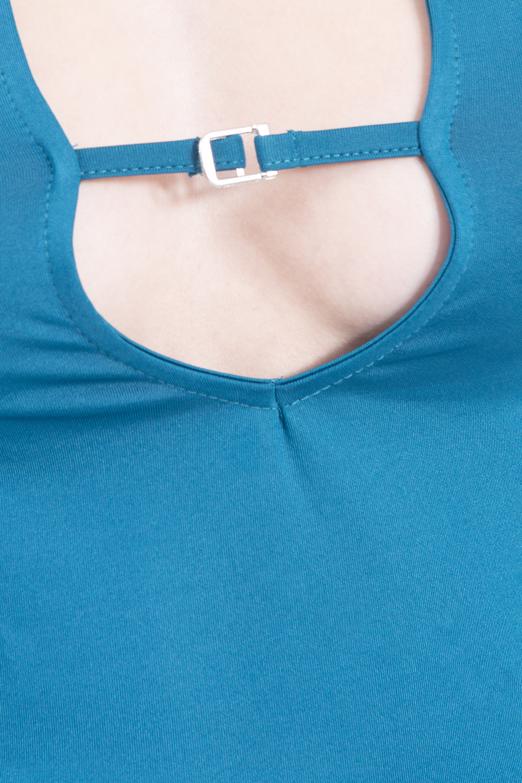 Bayan Yeşil Yaka Dekolteli Top - BSL