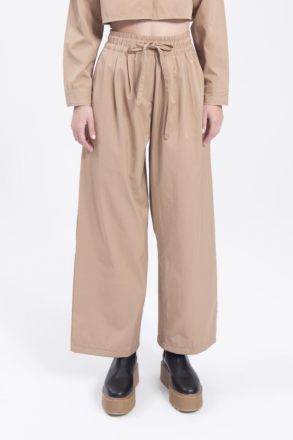 Bayan Bej Bol Pantolon