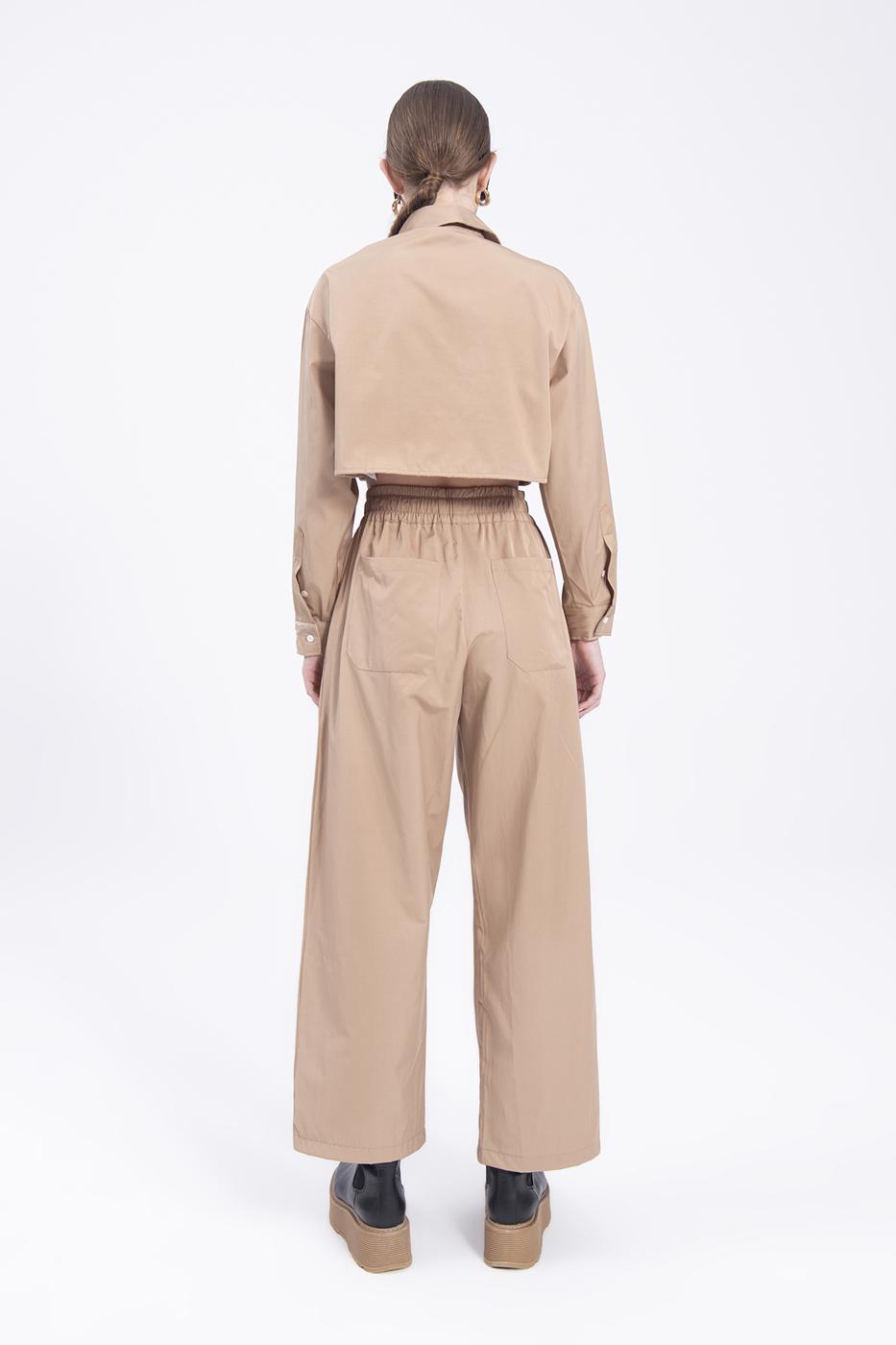 Bayan Bej Bol Pantolon