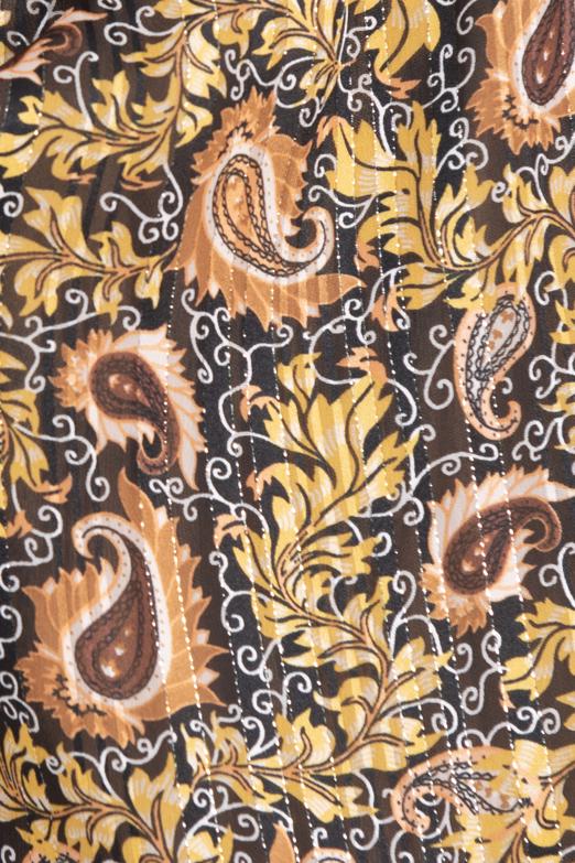 Bayan Sarı Balon Kollu Şifon Bluz - BSL