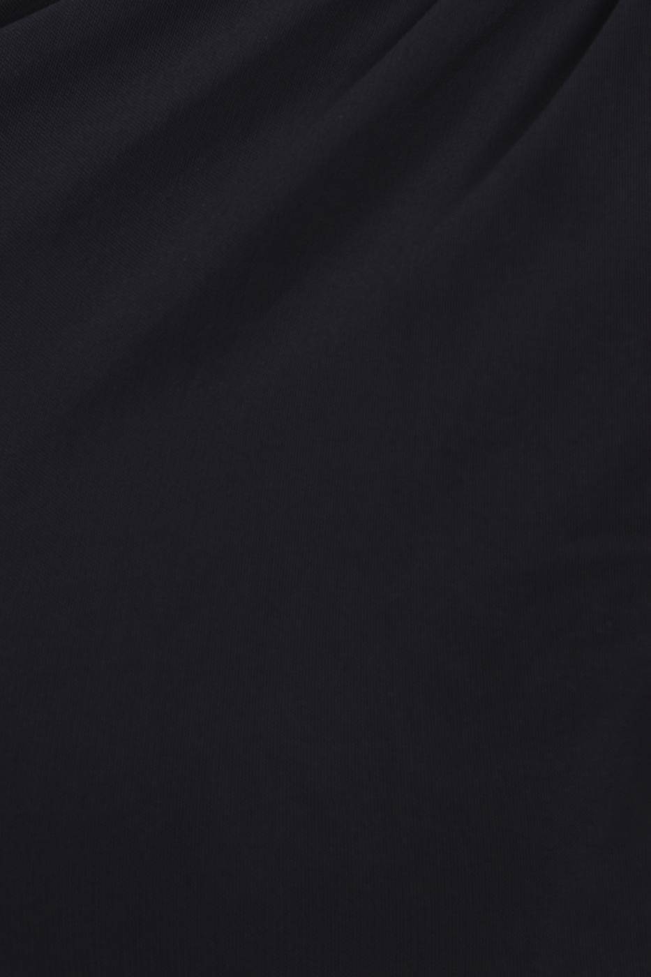 Bayan Siyah Tek Omuz Dekolteli Tül Bodysuit