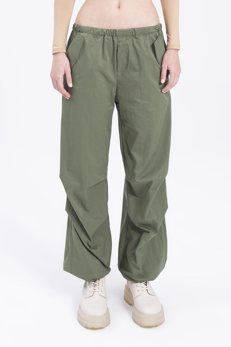 Bayan Haki Paraşüt Kargo Pantolon