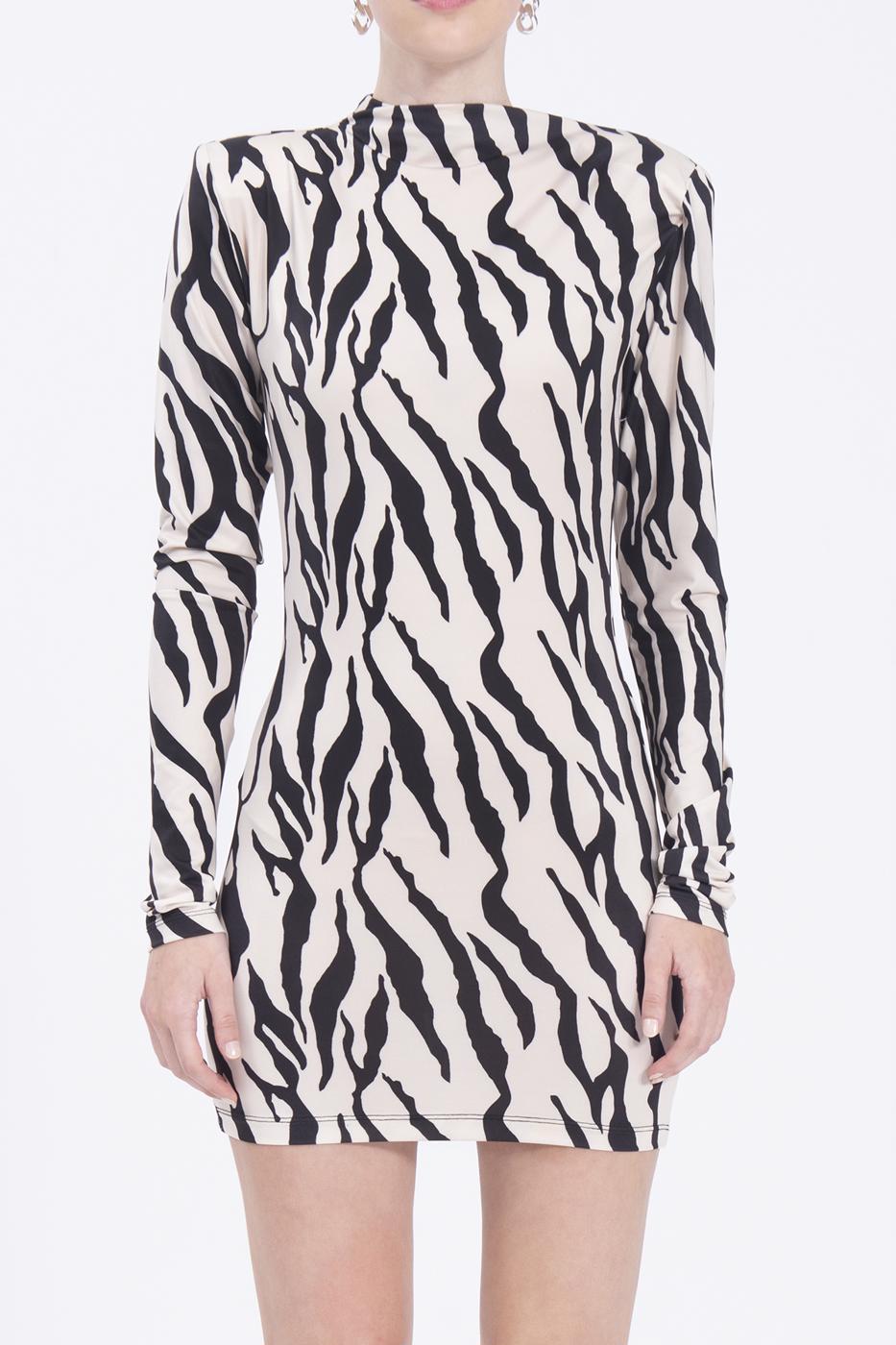 Bayan Siyah Dar Mini Elbise