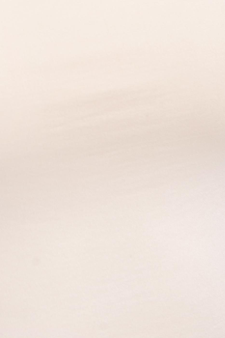 Bayan Bej Kare Yakalı Top