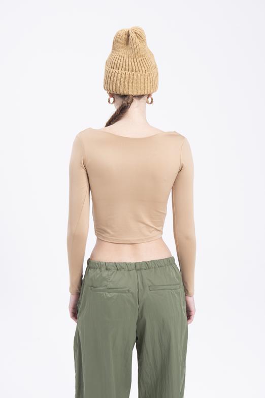 Bayan Vizon Kare Yakalı Top - BSL