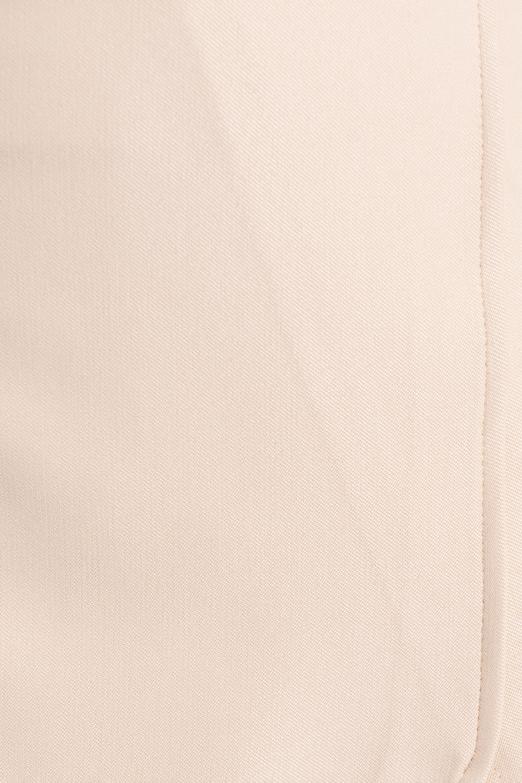 Bayan Bej Yırtmaçlı Mini Dar Etek - BSL