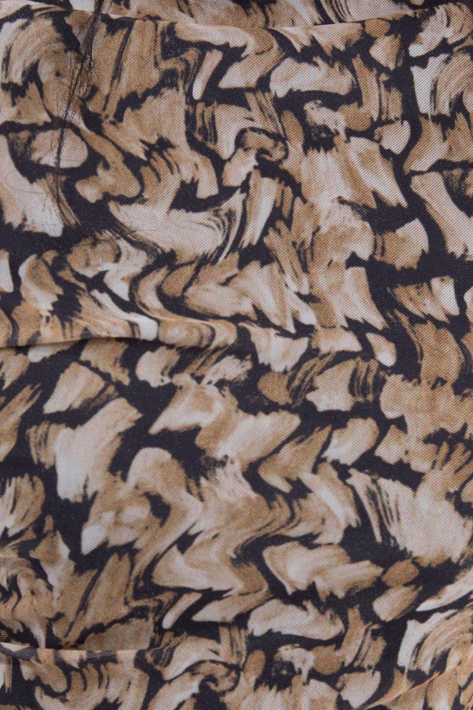 Bayan Siyah Drapeli Mini Elbise