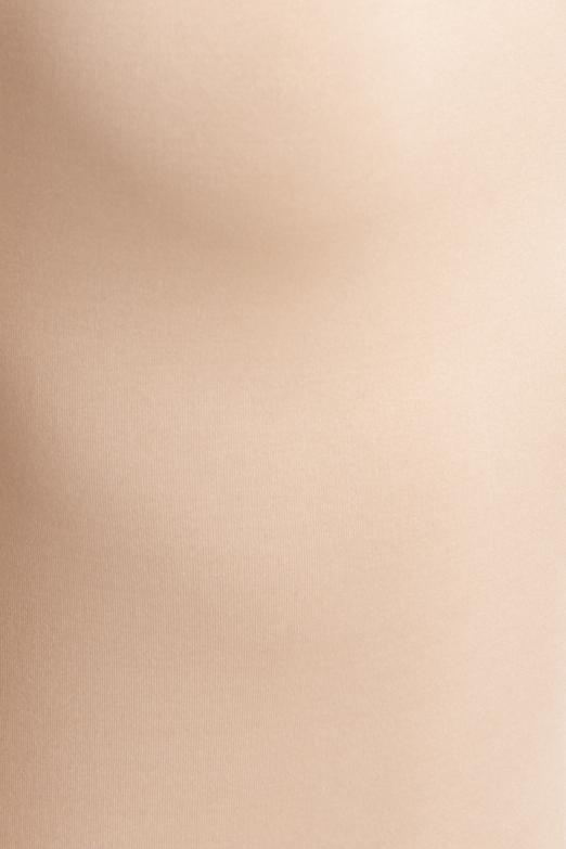 Bayan Bej Omuz Pencere Detaylı Mini Elbise - BSL