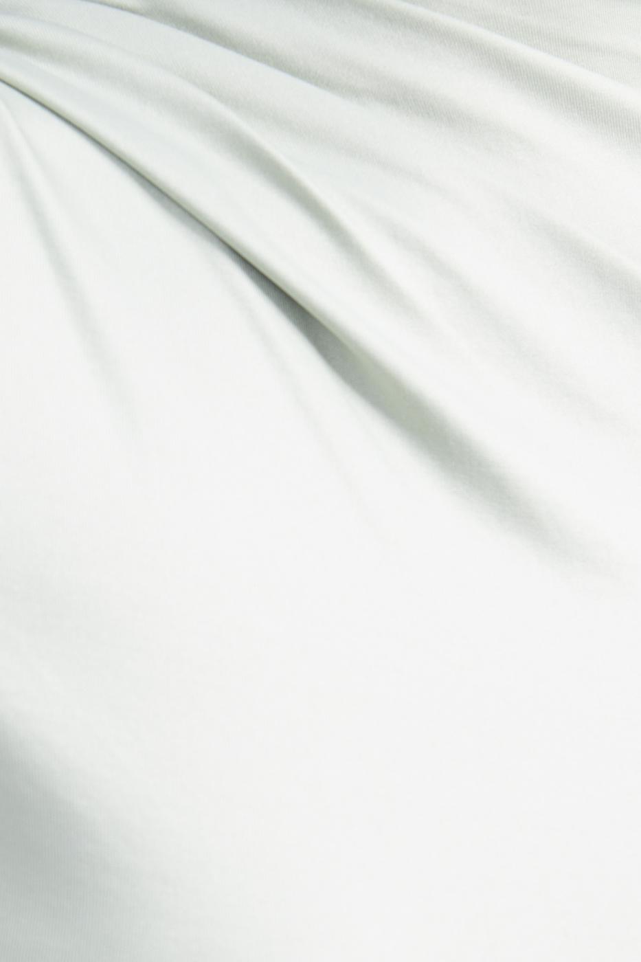 Bayan Yeşil Omuz Pencere Detaylı Mini Elbise