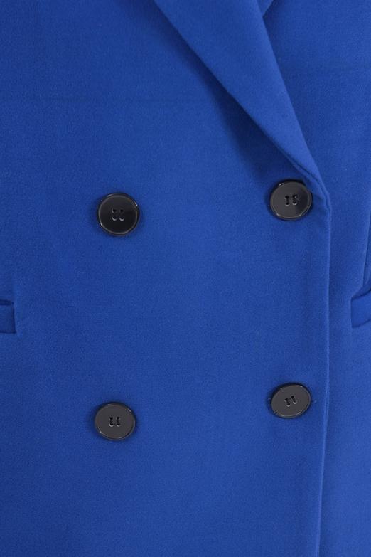 Bayan Sax Kruvaze Kapama Blazer Ceket - BSL
