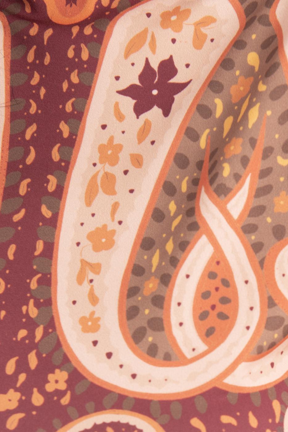 Bayan Vişne Vatkalı Midi Kalem Elbise