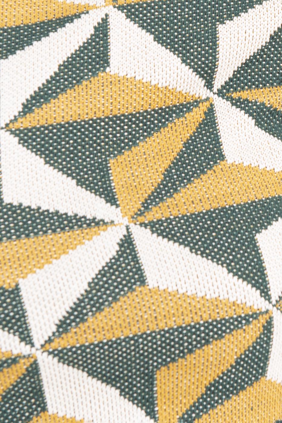 Bayan Yeşil Tek Omuz Detaylı Top