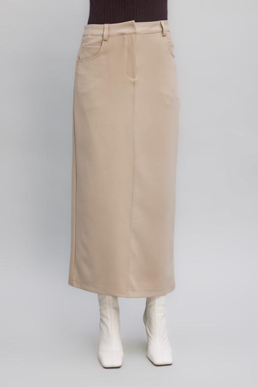 Bayan  Düşük  Bel  Maksi Etek