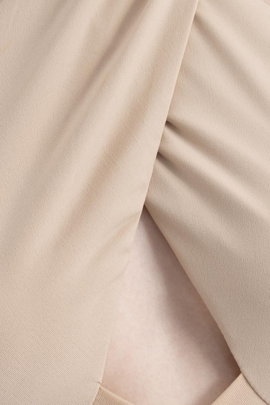 Bayan Bej Çapraz Bağlamalı Bustiyer