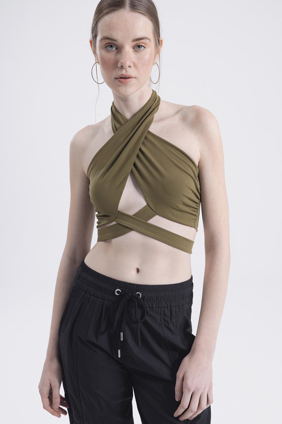 Bayan Haki Çapraz Bağlamalı Bustiyer