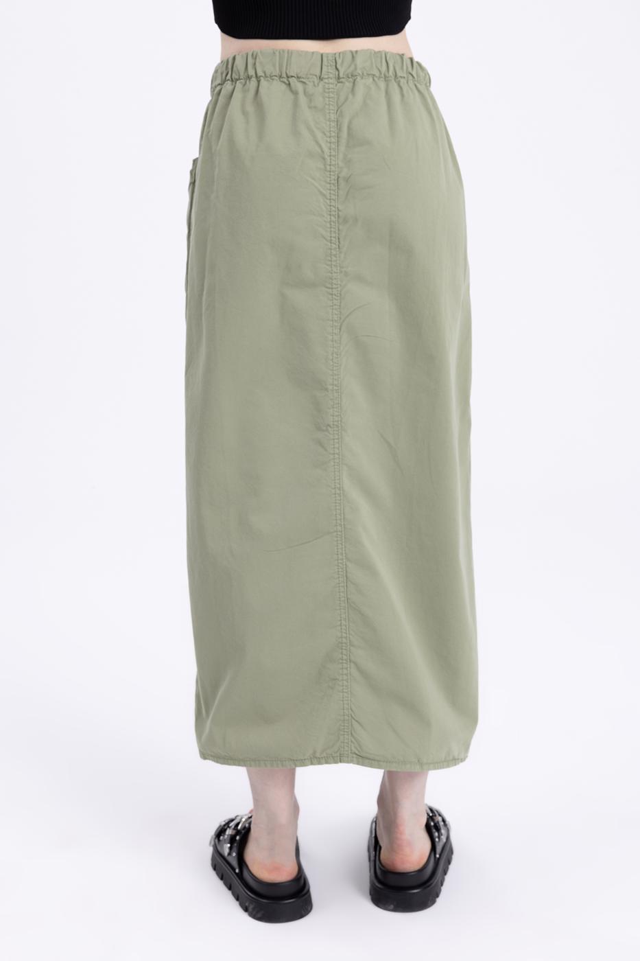 Bayan Haki Düşük  Bel Cep Detaylı  Maksi Etek