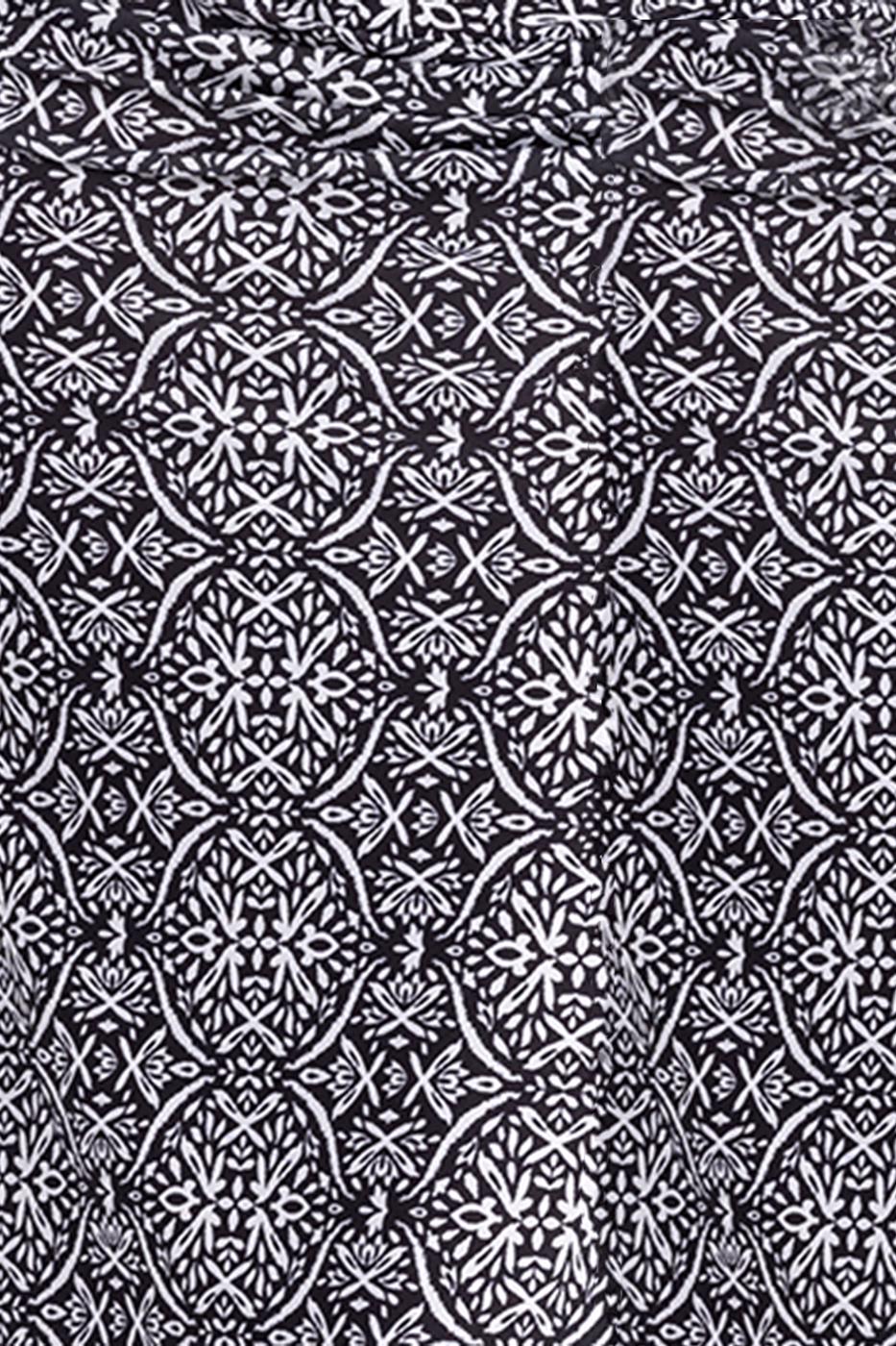 Bayan Siyah Truvakar Kollu Midi Elbise