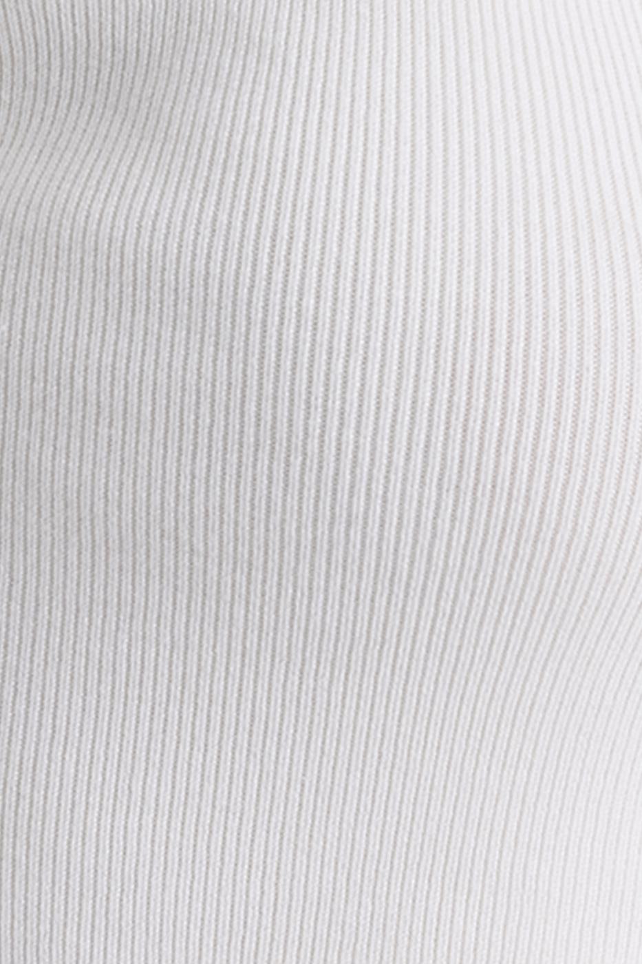 Bayan Krem Crop Örgü Hırka