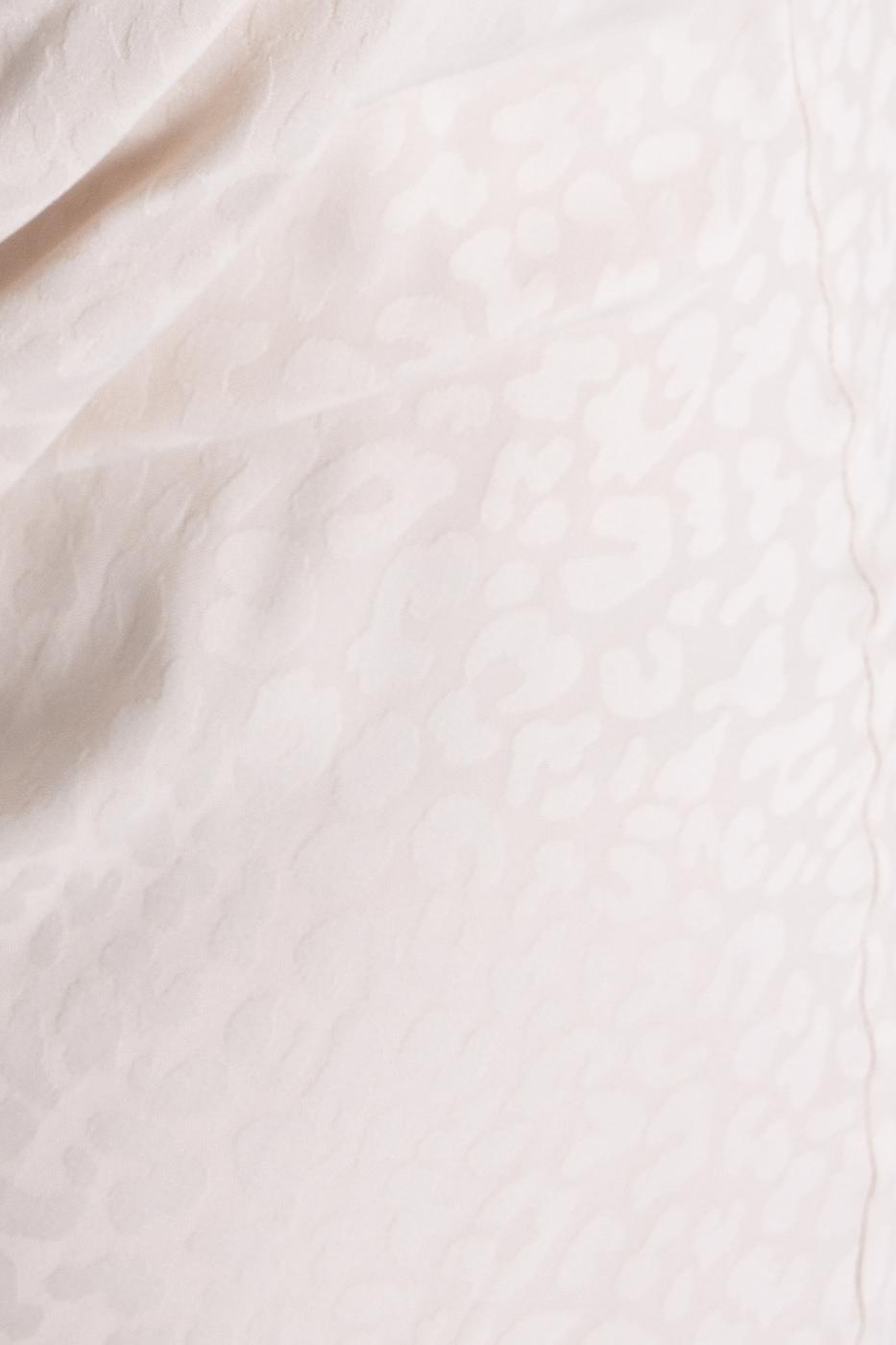 Bayan Krem Sırtta Degaje Detaylı Askılı Saten Elbise