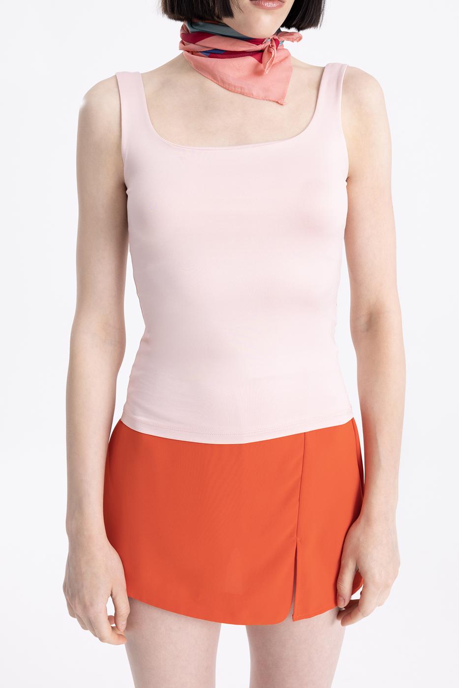 Bayan Pembe Kalın Askılı Atlet  Top