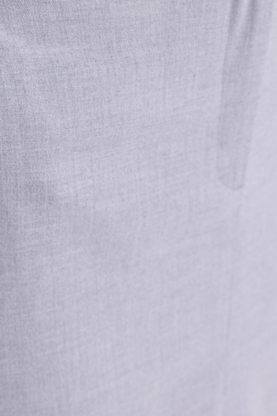 Bayan Gri Asimetrik  Kemer Detaylı Dar Maksi Etek