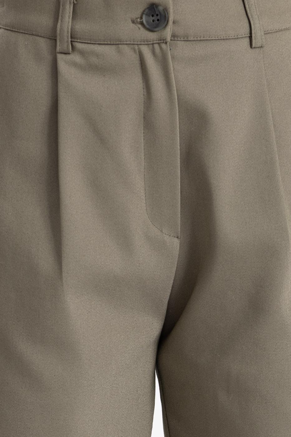 Bayan Haki Bermuda Şort