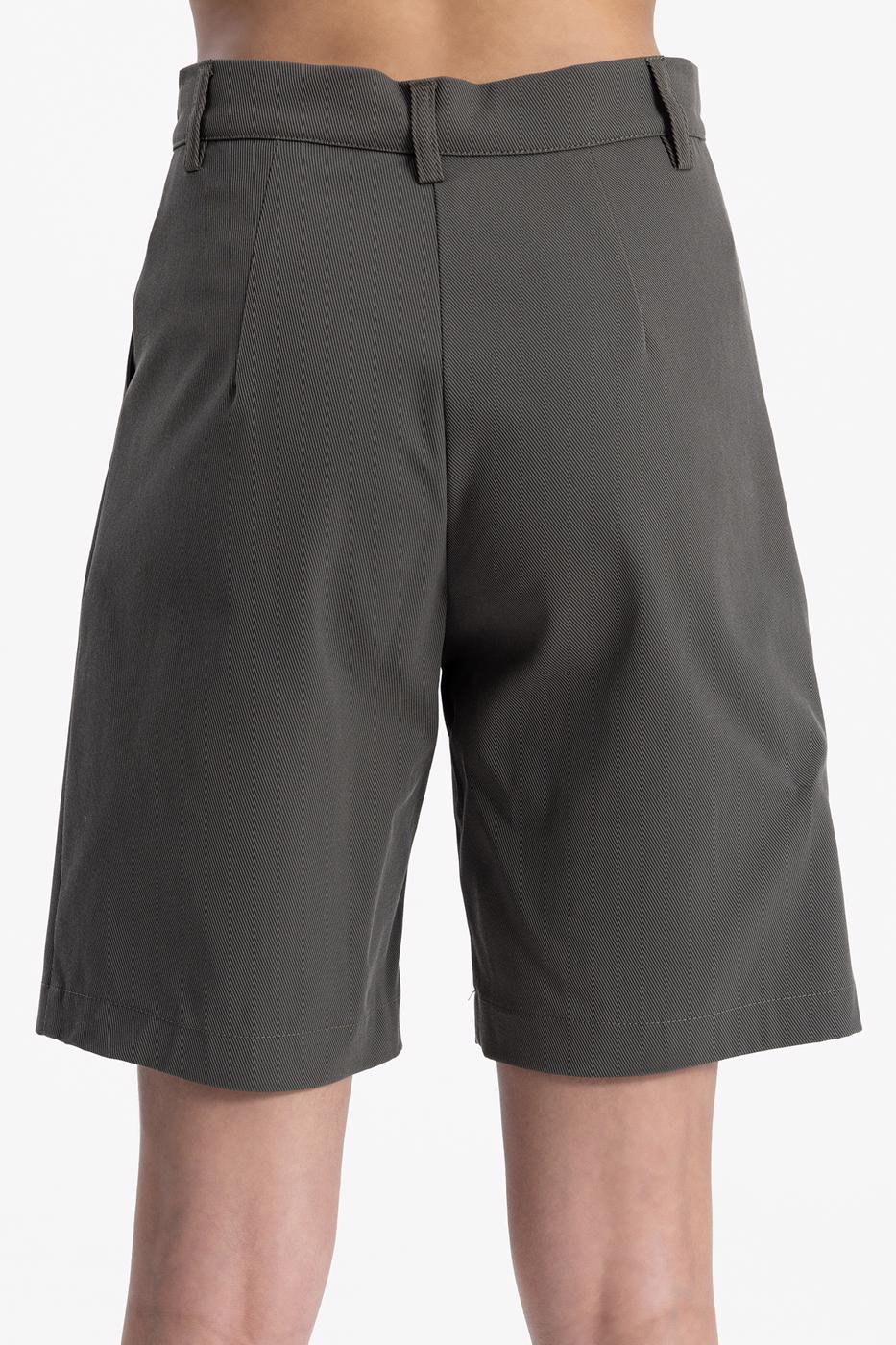 Bayan Yeşil Bermuda Şort