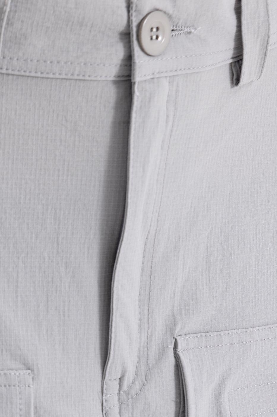 Bayan Gri Cep  Detaylı  Dar Mini Etek