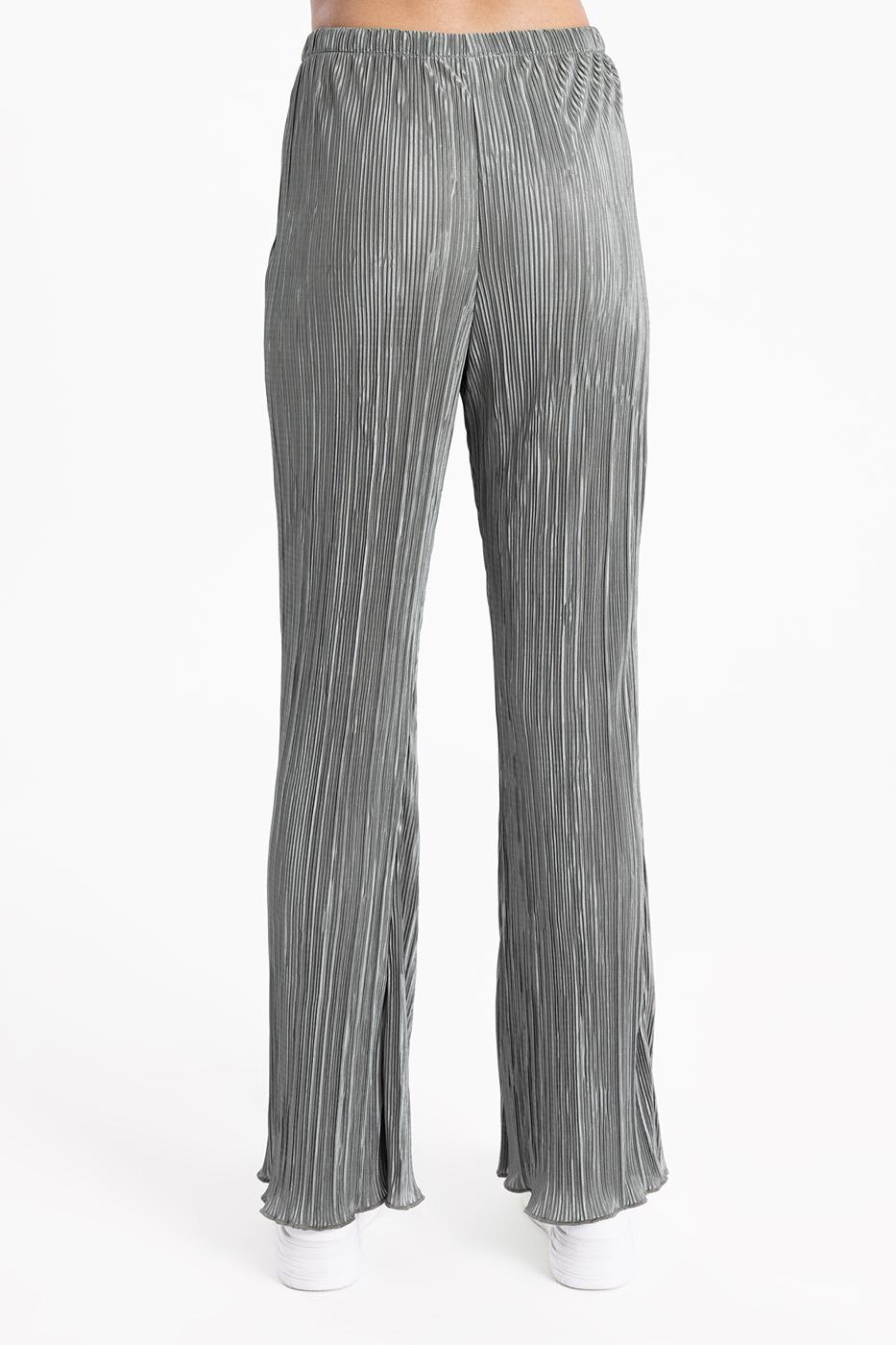 Bayan Haki Piliseli İspanyol Paça Pantolon