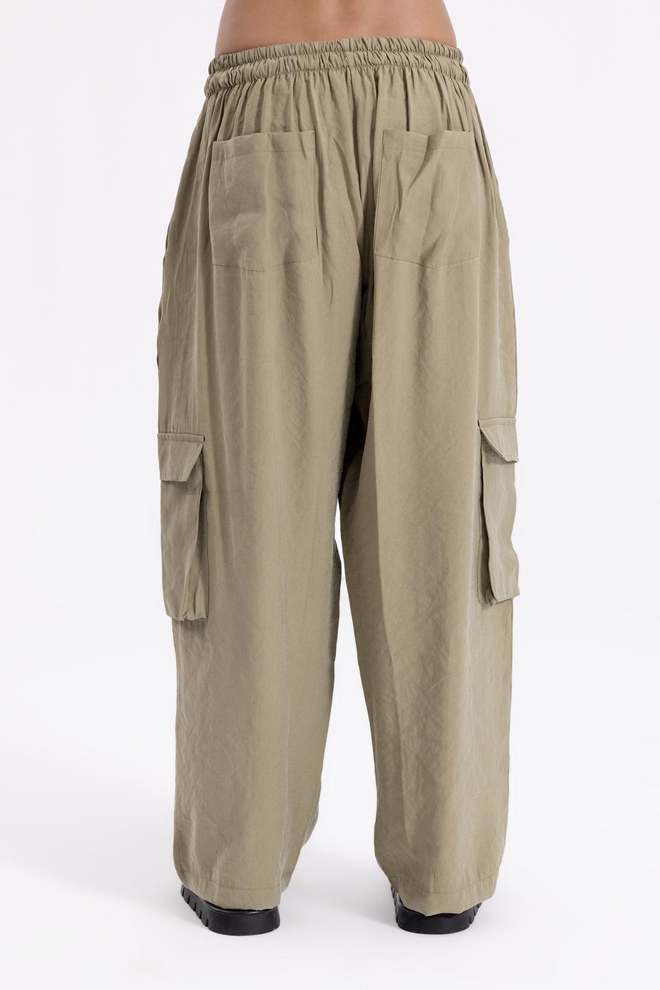 Bayan Haki Bol Kargo Pantolon