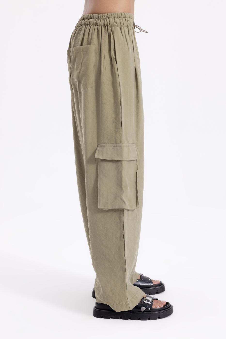 Bayan Haki Bol Kargo Pantolon