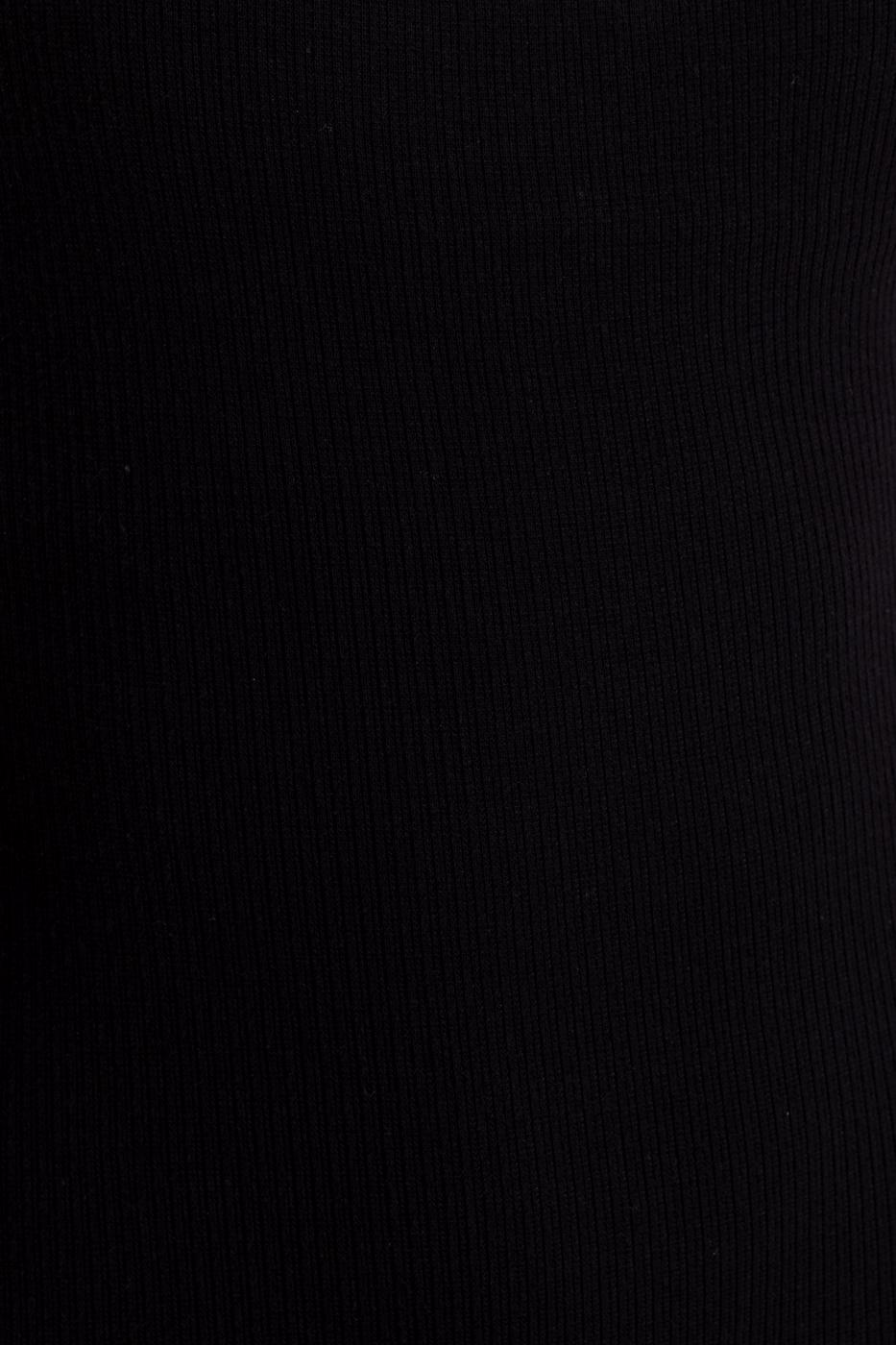 Bayan Siyah Askılı İpek Karışımlı Midi Kalem Elbise