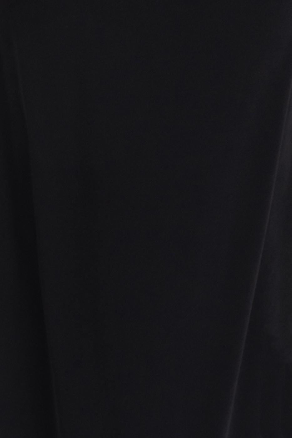 Bayan Siyah Sırt Dekolteli Midi Kalem Elbise