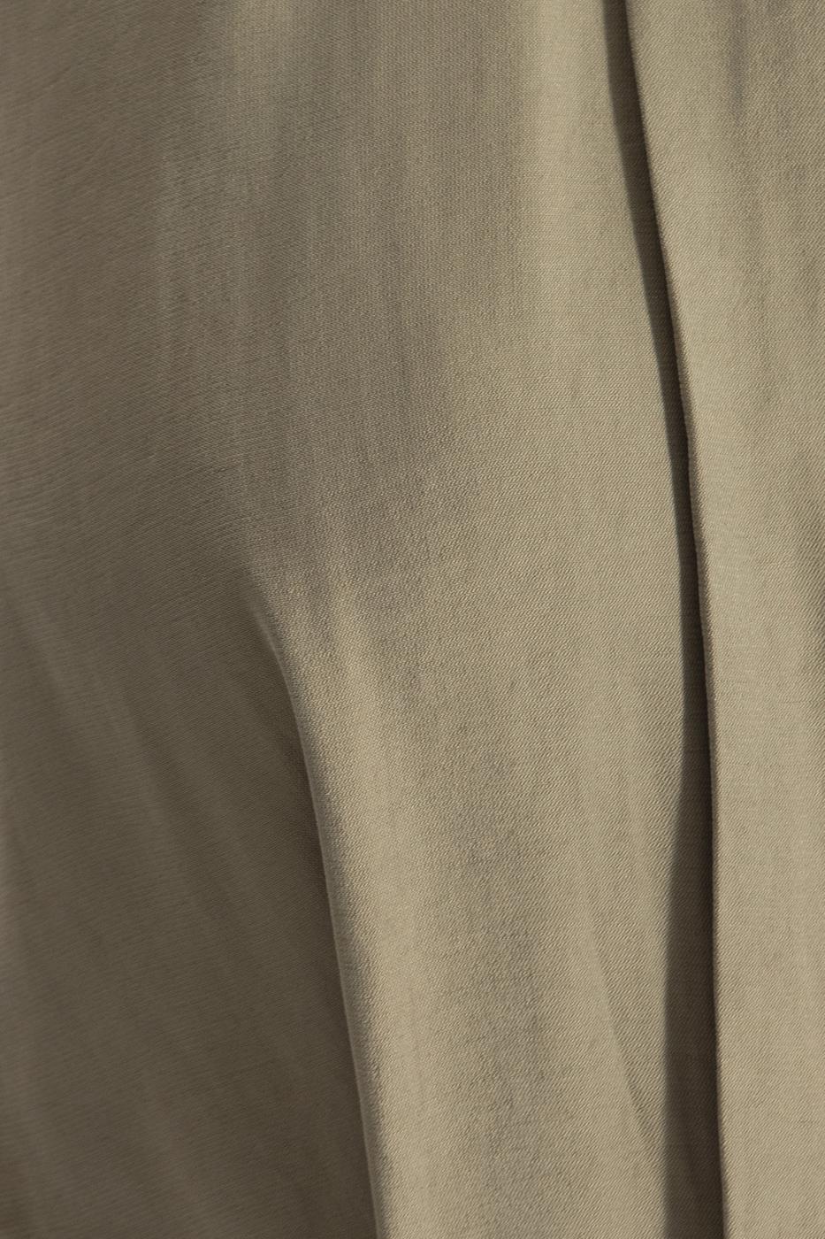 Bayan Haki Sırt Dekolteli Midi Elbise