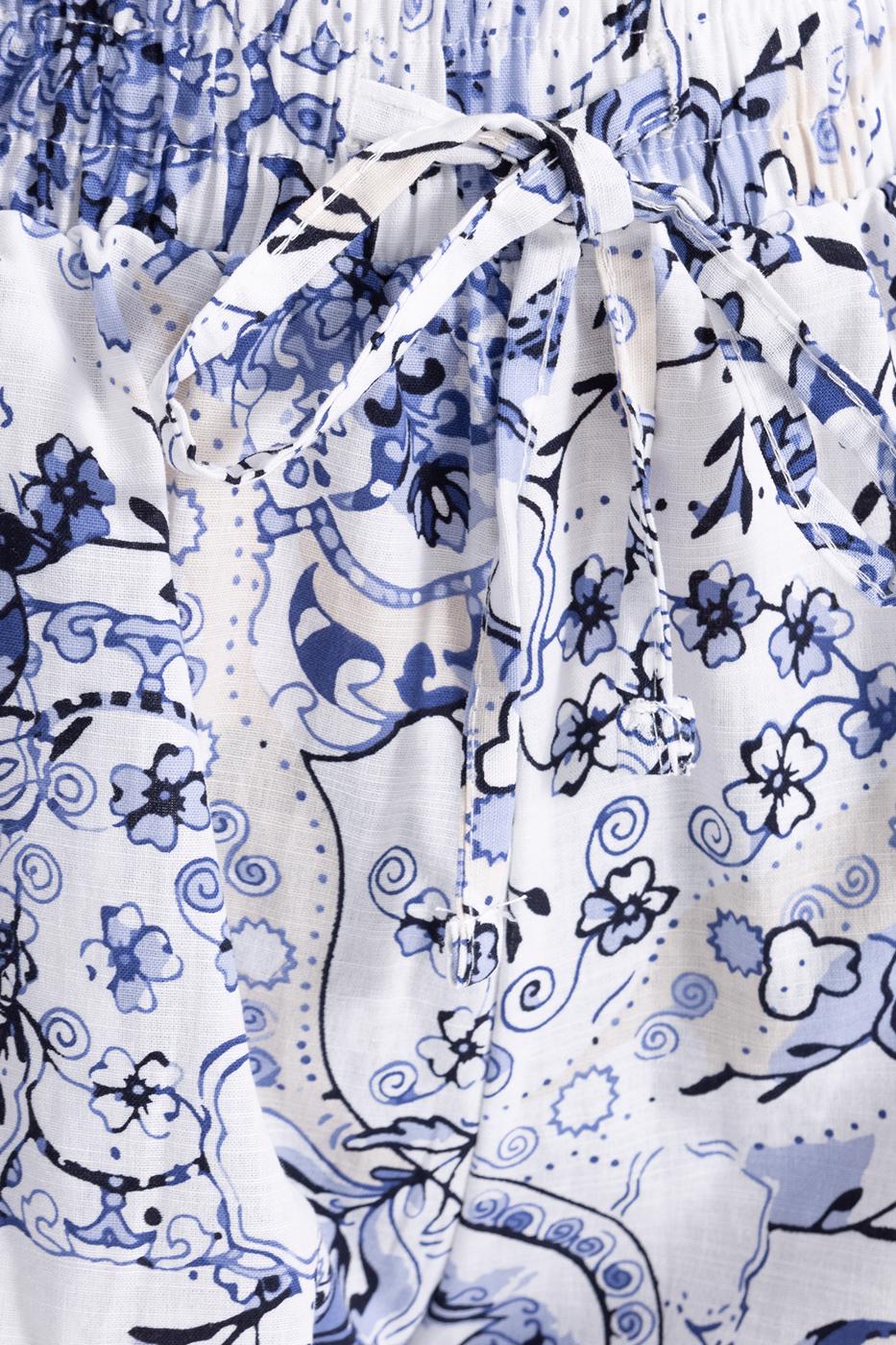 Bayan Beyaz Cotton Mini Şort