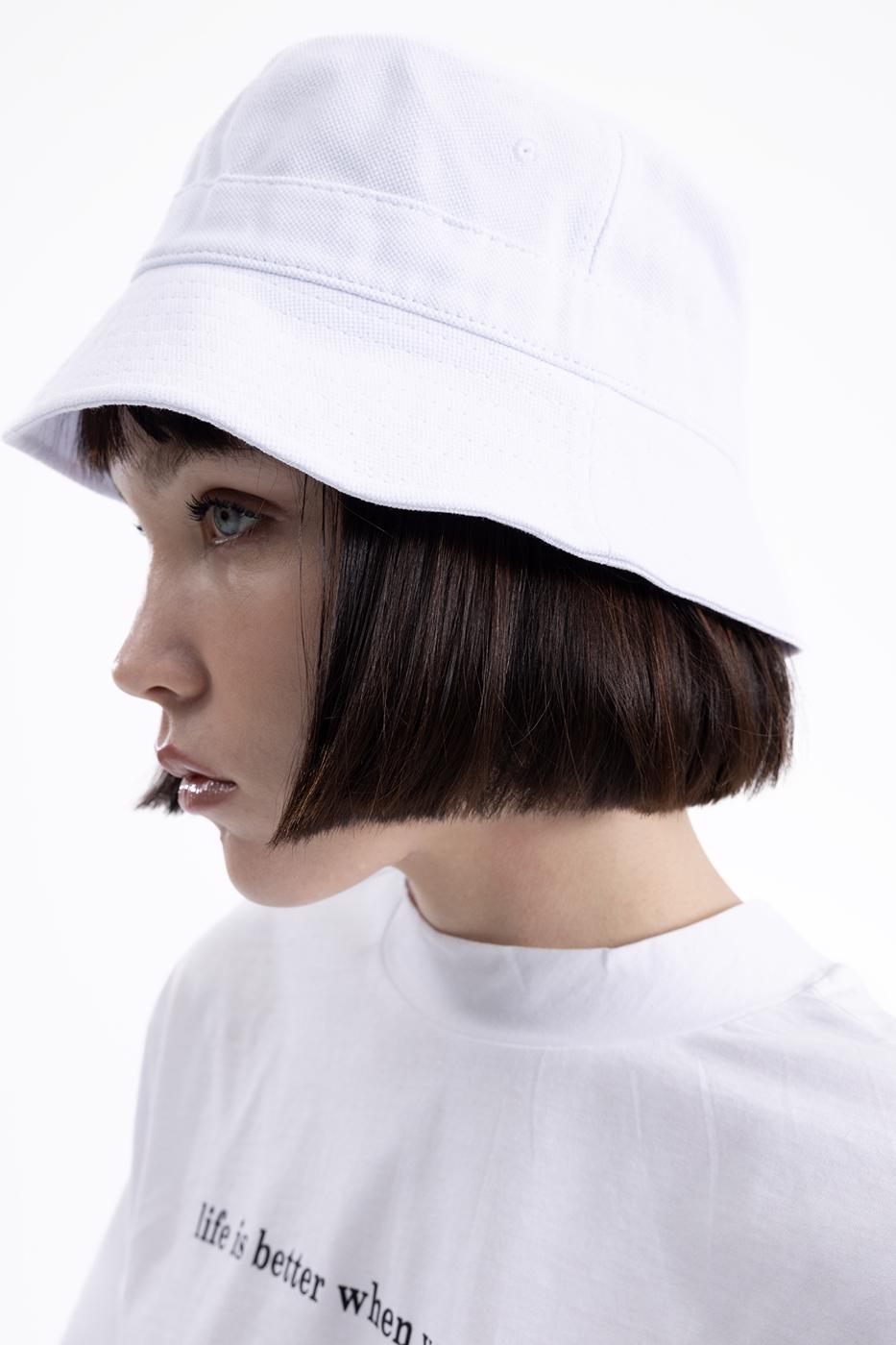 Bayan Beyaz Bucket Şapka