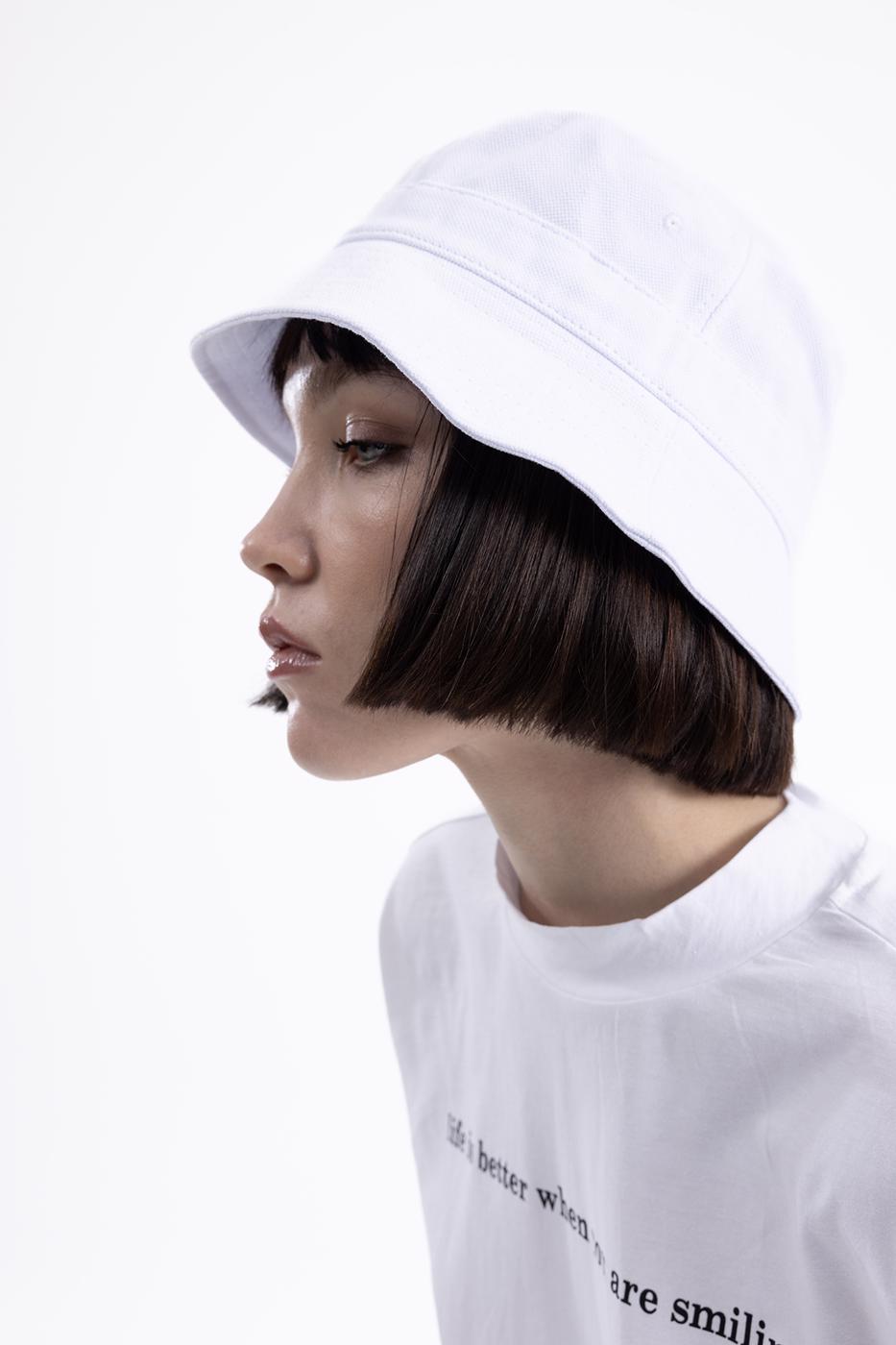 Bayan Beyaz Bucket Şapka