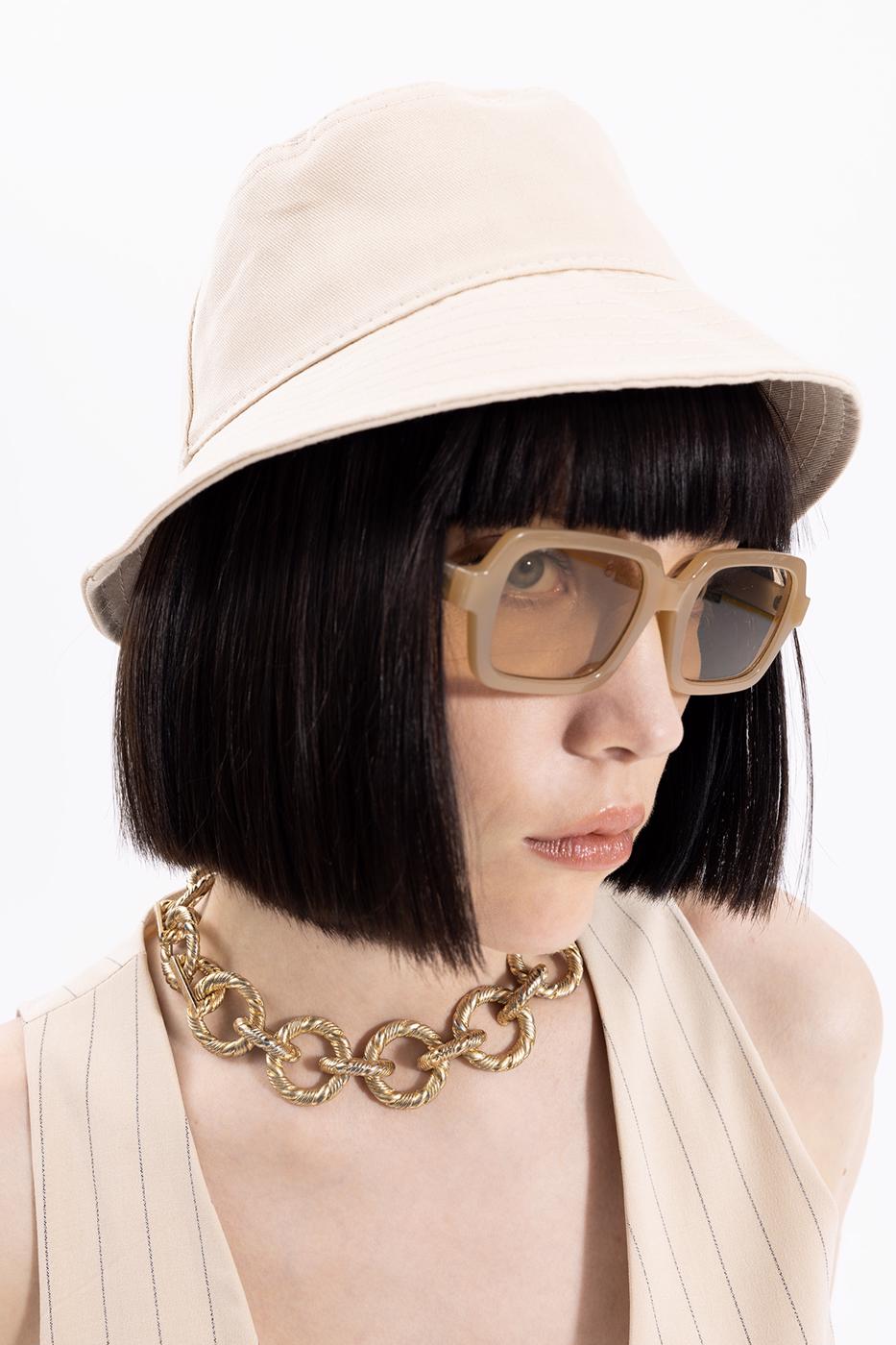 Bayan Bej Bucket Şapka