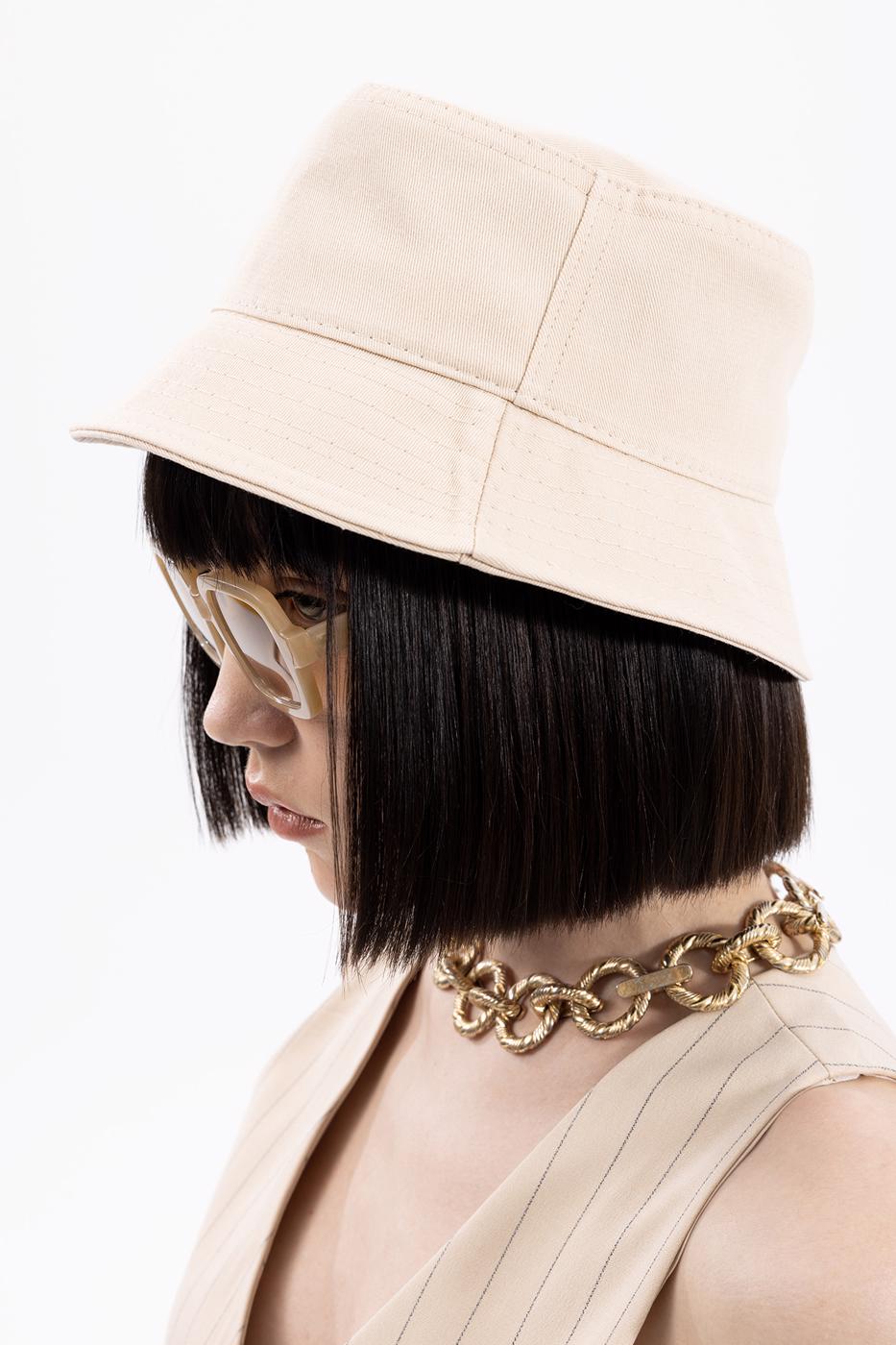 Bayan Bej Bucket Şapka