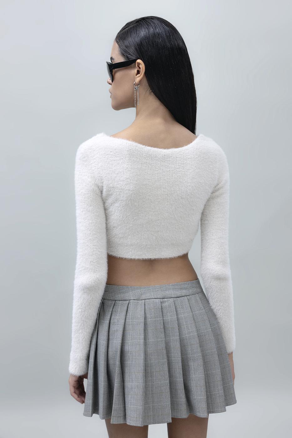 Bayan Taş Crop Hırka