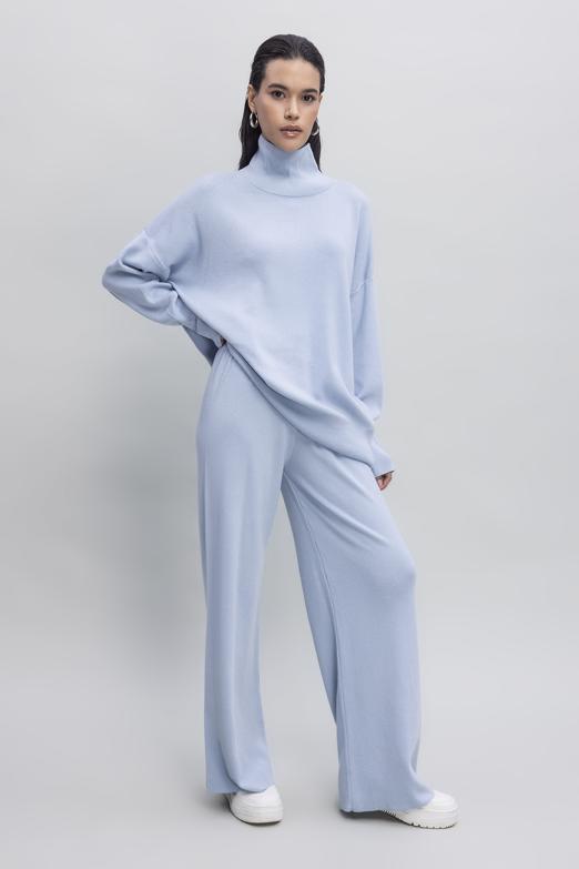 Bayan  Bol Paça Triko Pantolon