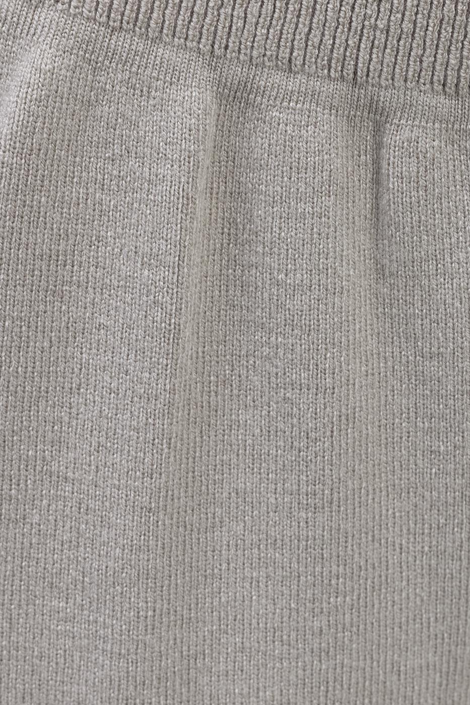 Bayan Taş Bol Paça Triko Pantolon