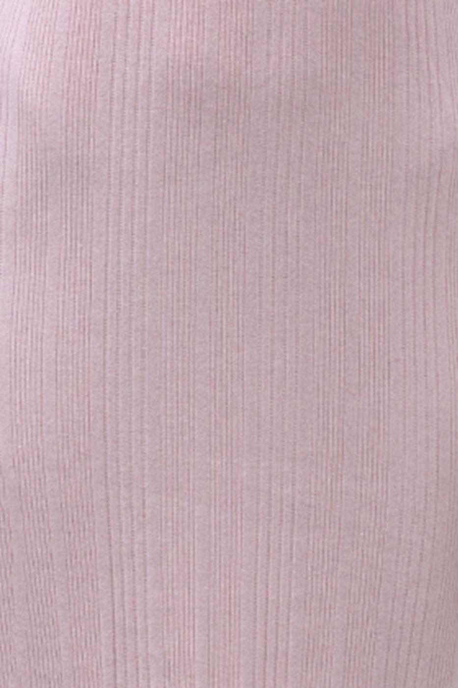 Bayan Pembe Cep Detaylı Midi Elbise