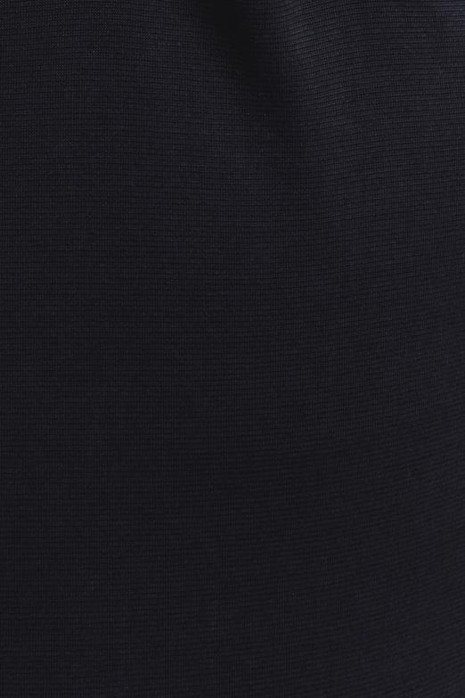 Bayan Siyah Derin Yaka Dekolteli Midi Kalem Elbise - BSL