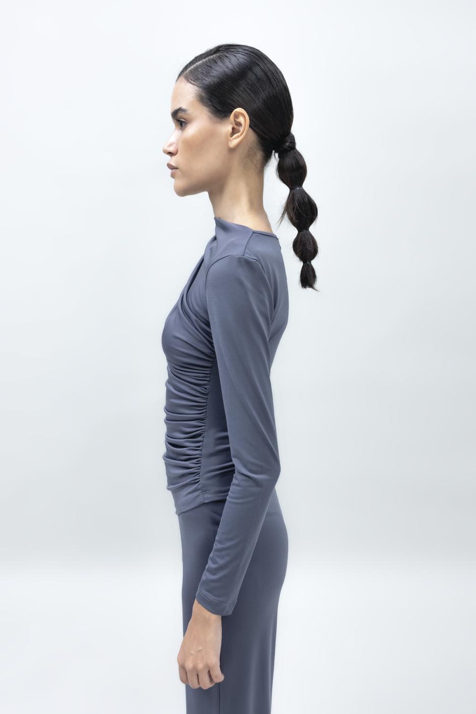 Bayan Füme Drapeli Top