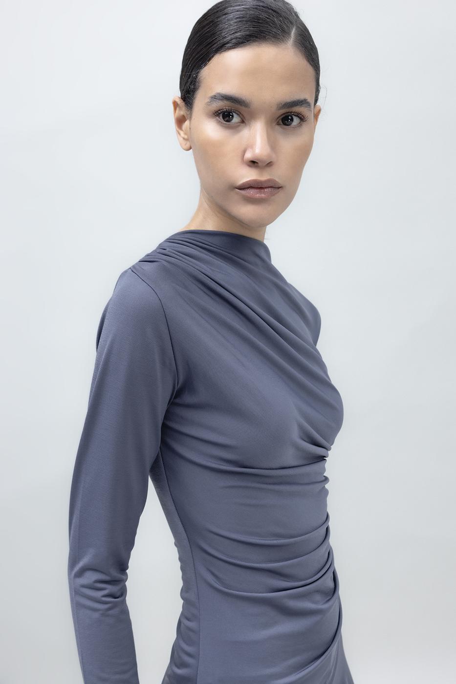 Bayan Füme Drapeli Top