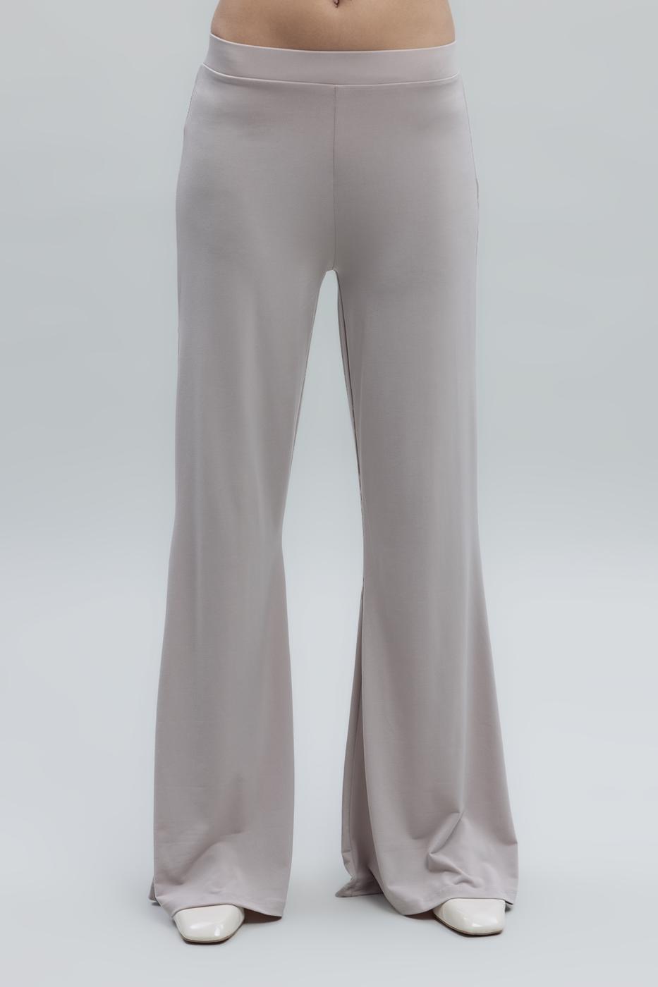 Bayan Bej İspanyol Paça Pantolon