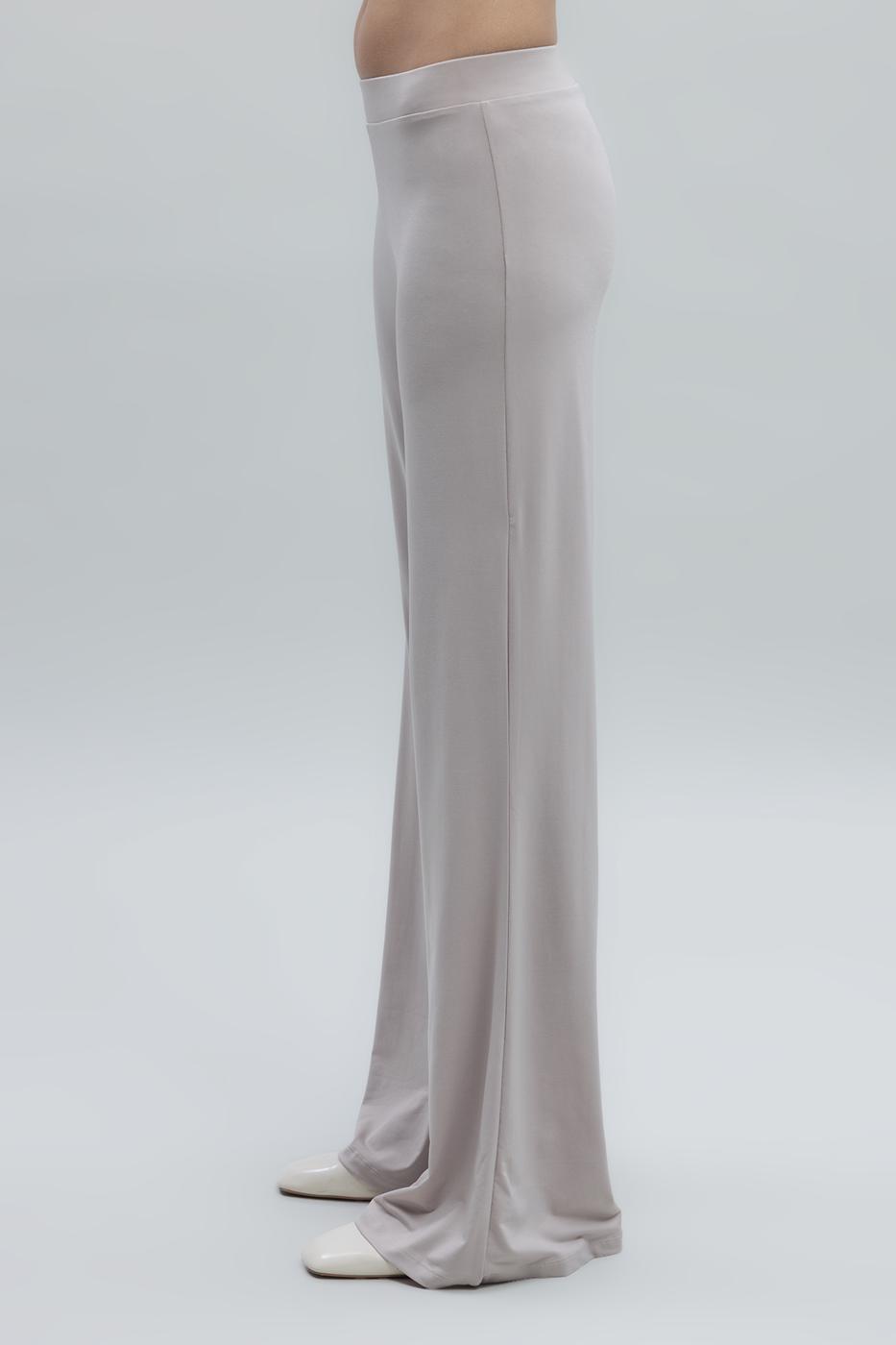 Bayan Bej İspanyol Paça Pantolon